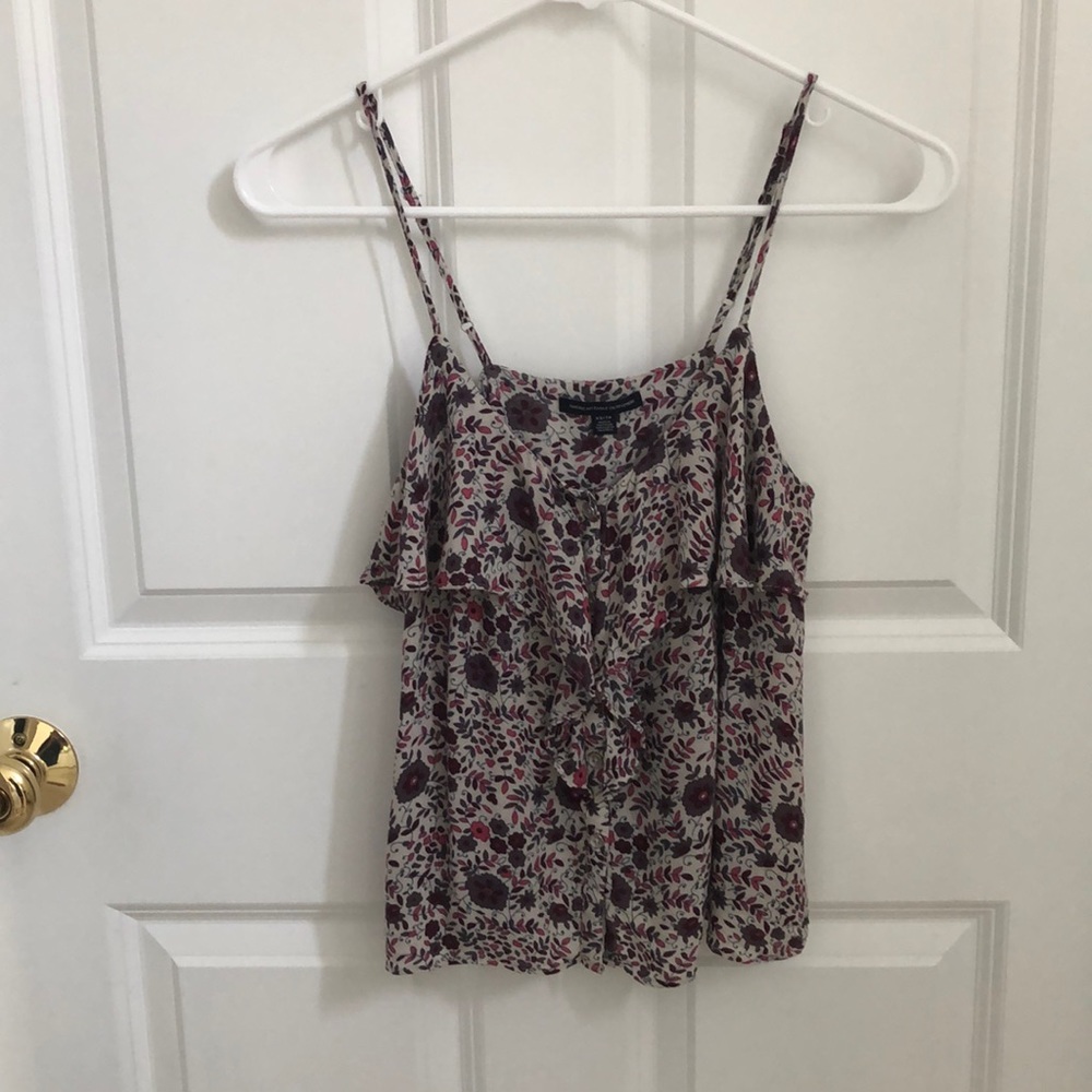 American Eagle Button Down Tank Top